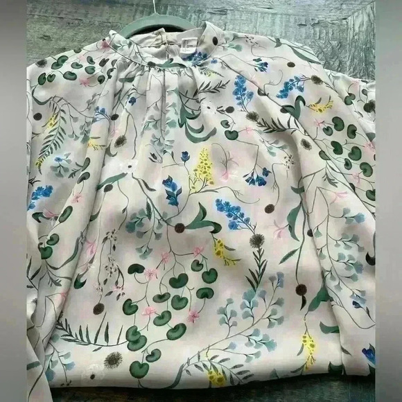 H&M Anna Glover Dress Size Small Floral - Picture 10 of 10